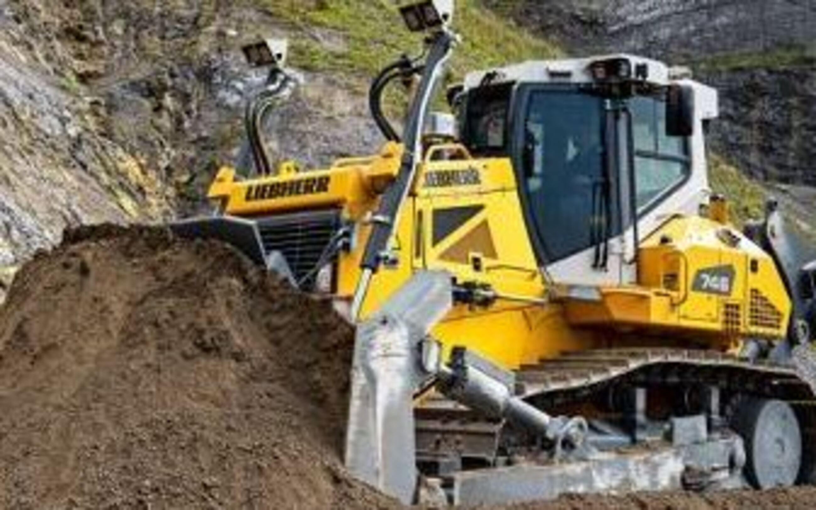 <p>Planierraupenfahrzeug «Liebherr»</p>